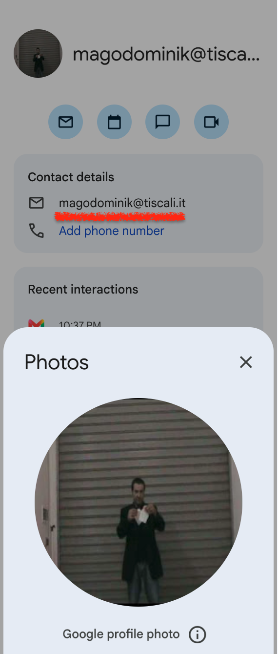 Google Profile Italian