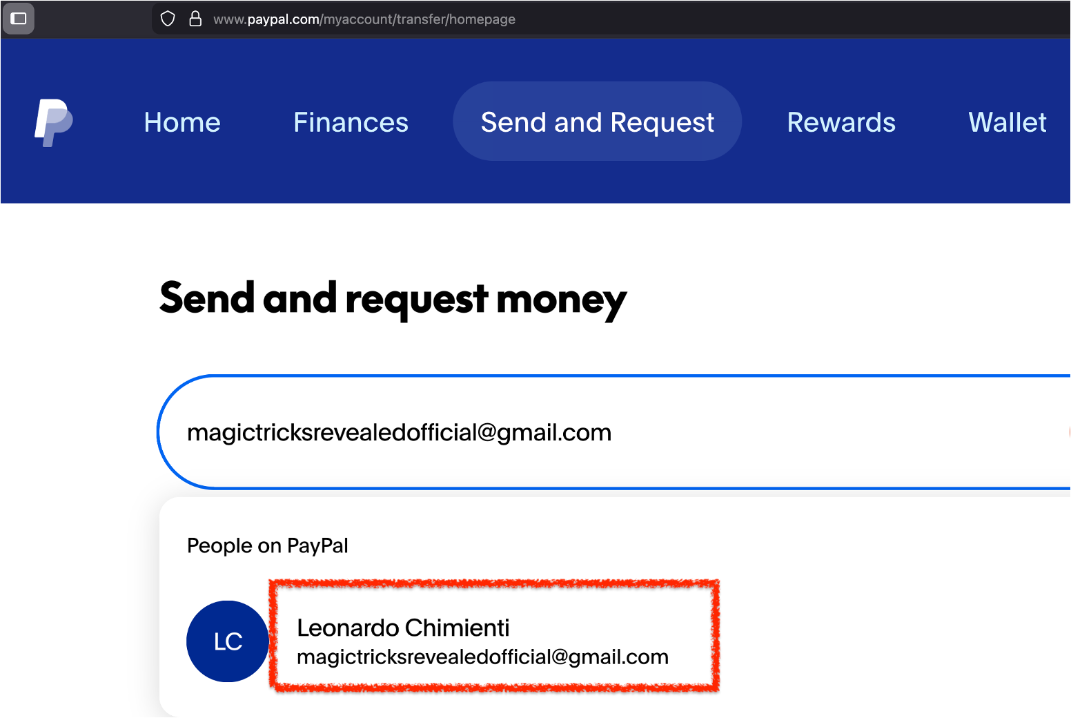 Paypal Reveals my Real Name